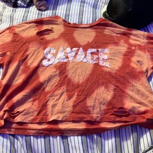 cropped distressed fashion nova shirt